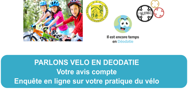 Enquête Parlons vélo en Déodatie